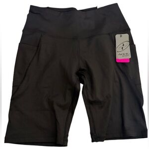 Women's Black Biker Shorts
